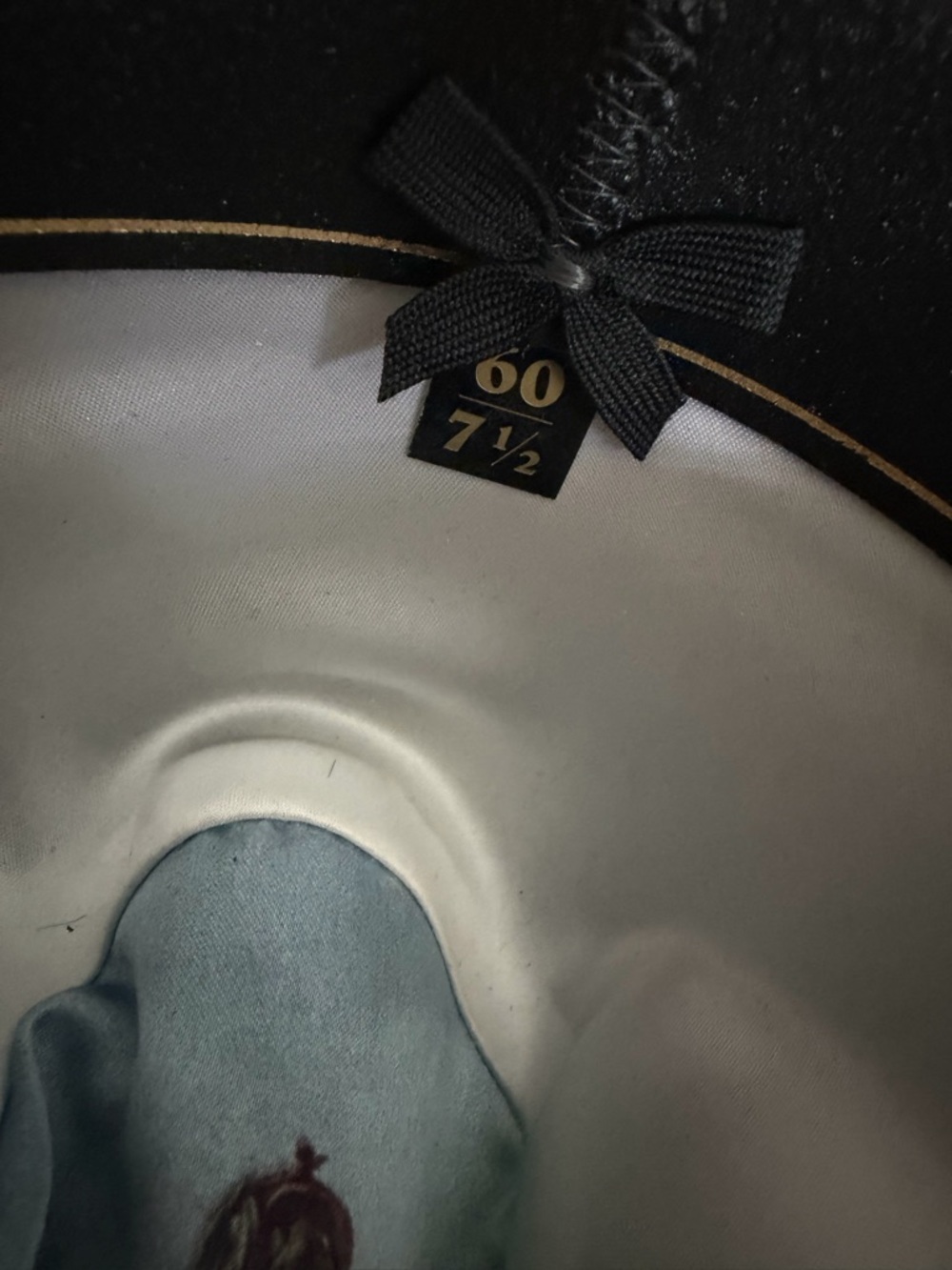 Stetson Black xxx6xxx 100 % Fur felt  Western Hat with Silver Buckle - Picture 9 of 9